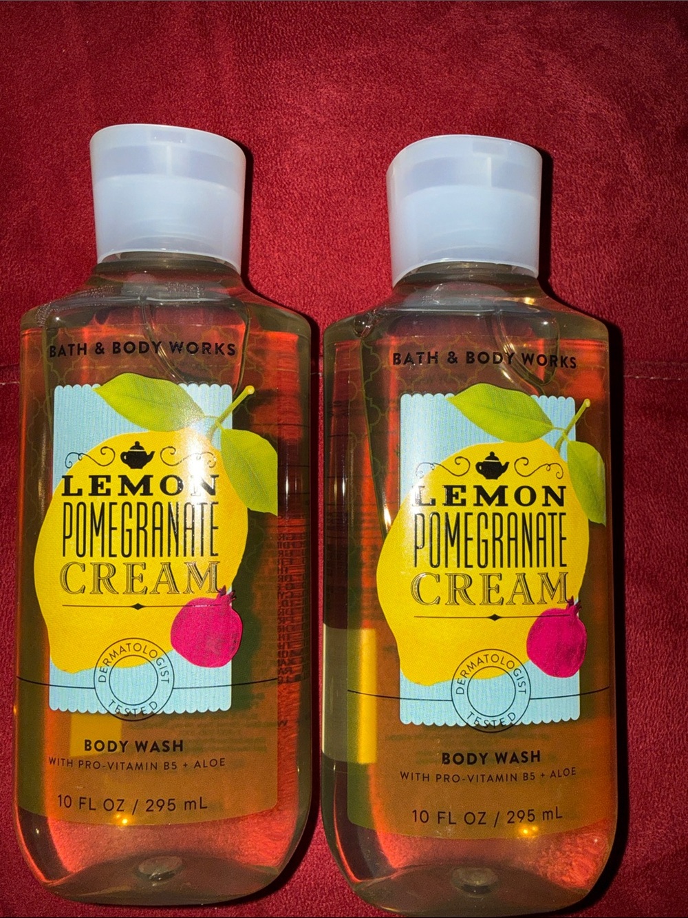 BBW 2pc Body Wash Lemon Pomegranate Cream